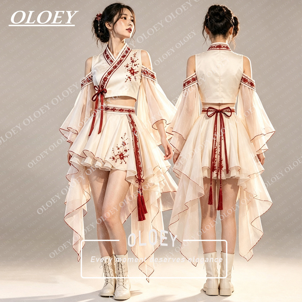 OLOEY Modern Red Embroidery Iv - Modern Korean Lifestyle 评论和价格