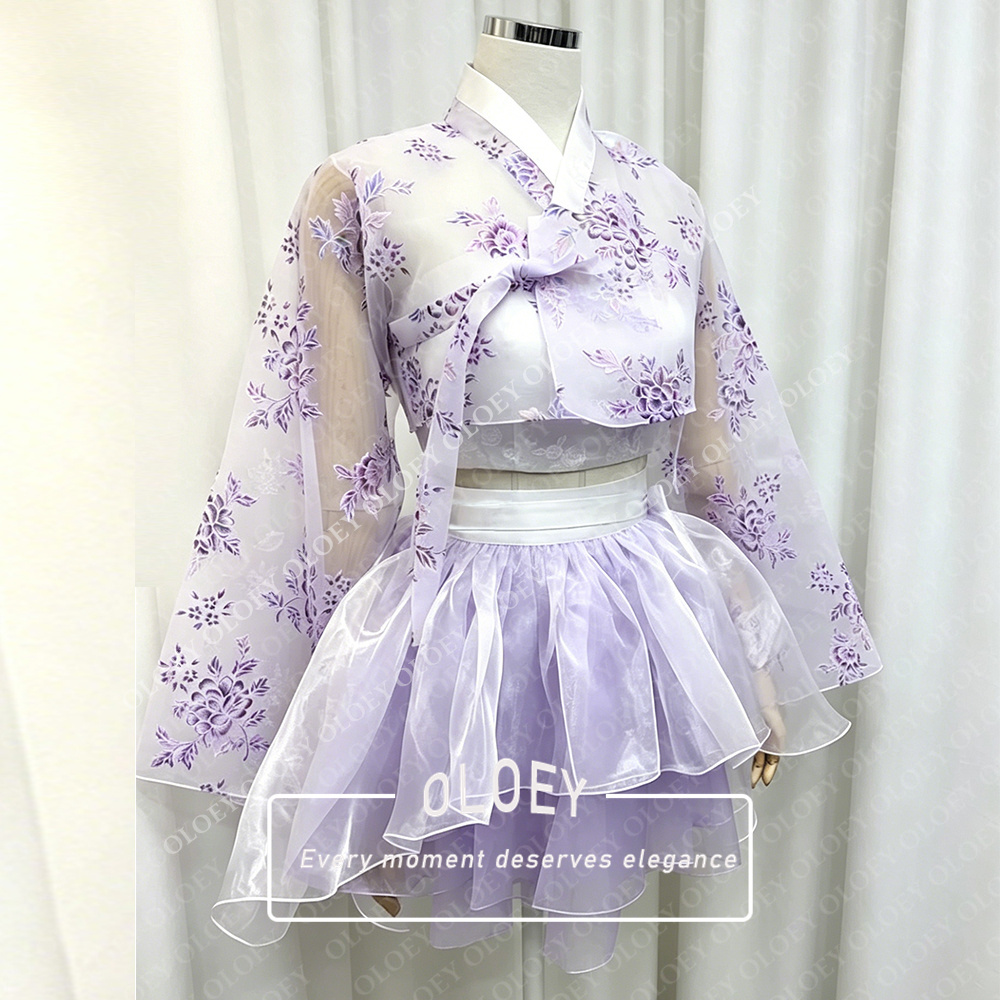 OLOEY Modern Floral Print Shor - Modern Korean Lifestyle 评论和价格