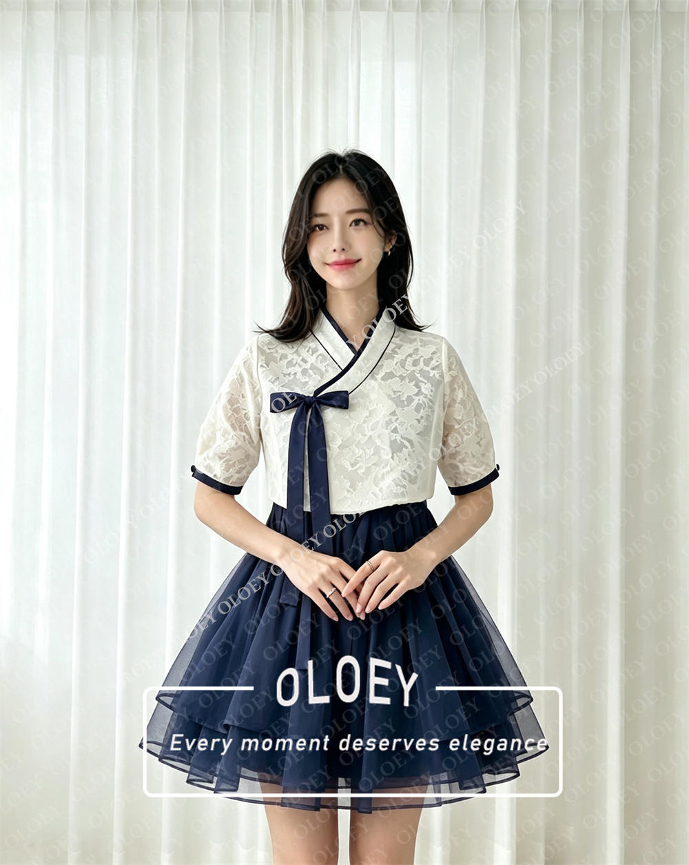 OLOEY Modern Black Short Conce - Modern Korean Lifestyle 评论和价格