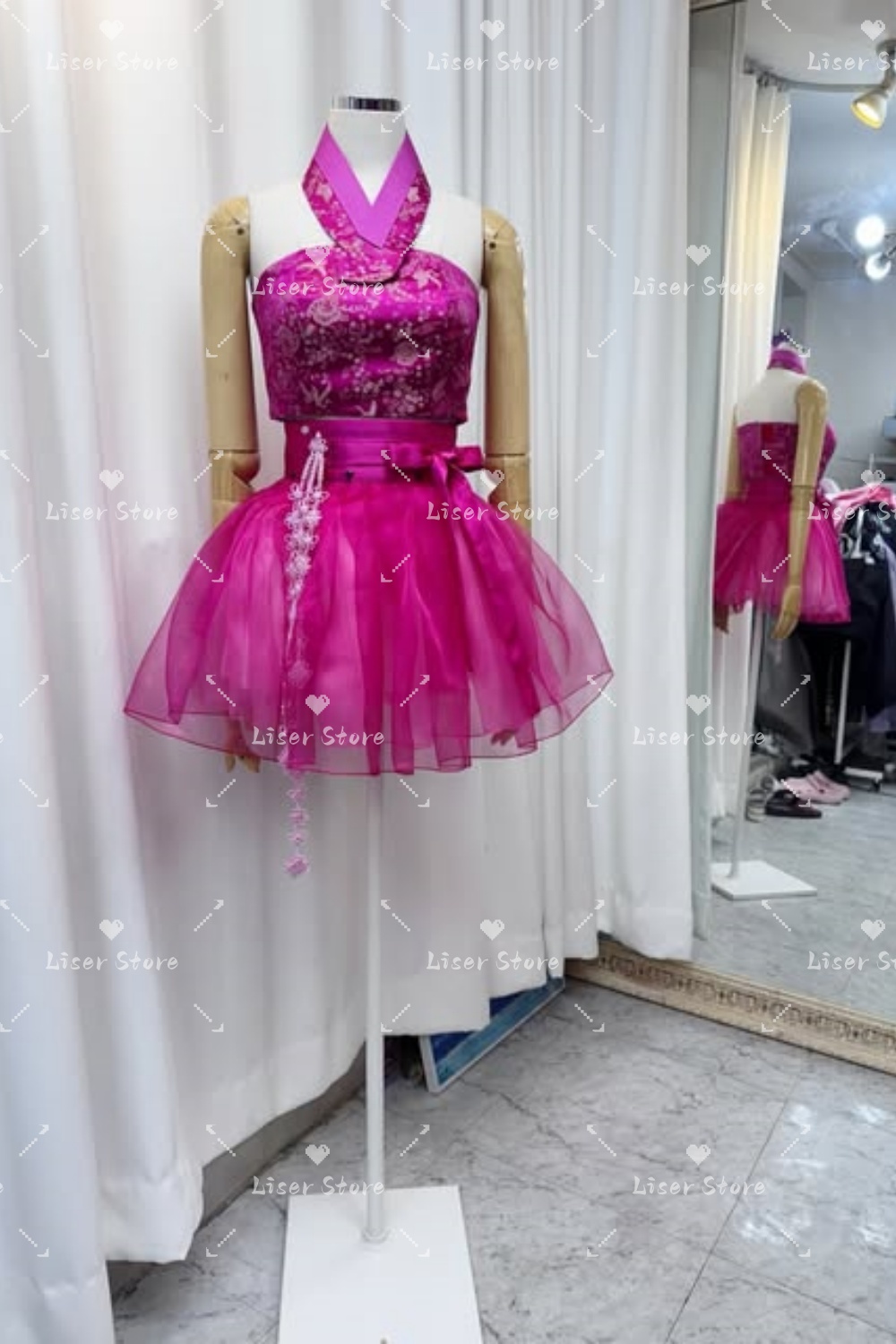 Liser Modern Short Hanbok Dres - Modern Korean Lifestyle 评论和价格